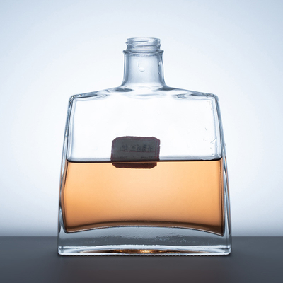 750 ml di liquore alcolico con brandy bottiglia di vetro trasparente 700 ml di alcol vuoto