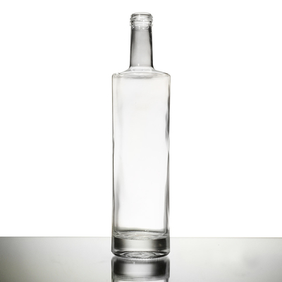 Materiale del colletto Materiale di vetro Super Flint Alcool Vodka Bottiglia di vetro di whisky