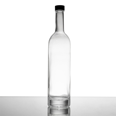 Materiale del colletto Materiale di vetro Super Flint Alcool Vodka Bottiglia di vetro di whisky