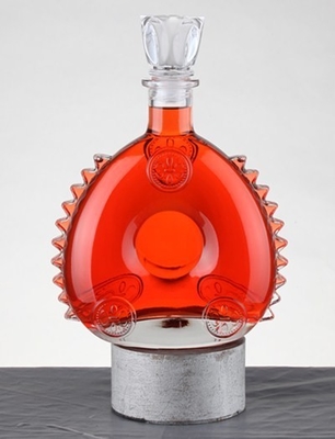 Materiale in vetro Super Flint Bottiglia in vetro di brandy per liquori personalizzati 700 ml