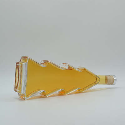 Super Flint Glass Bottle di bevande alcoliche a forma di albero di Natale 500ml 700ml 750ml