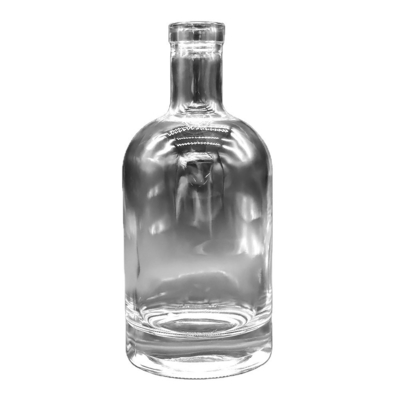 OEM Logo Decal Stoccate 1000ml 750ml 500ml Bottiglie di liquore Vodka Bottiglia di vetro con tappo di sughero