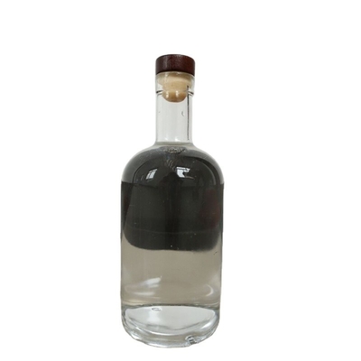 OEM Logo Decal Stoccate 1000ml 750ml 500ml Bottiglie di liquore Vodka Bottiglia di vetro con tappo di sughero