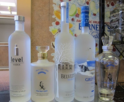 Fabbriche di vetro per vodka gin spirit 500 ml 1 litro