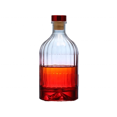 OEM Bicchiere di bevande analcoliche in vetro trasparente 300ml 500ml 750ml con processo di congelamento profondo