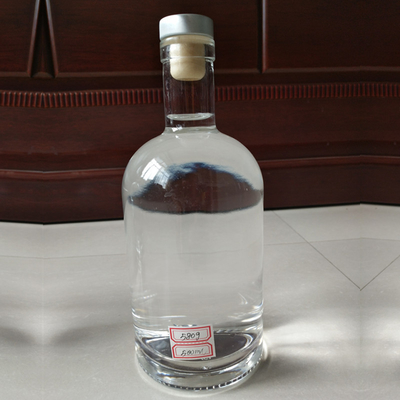 FOB Bottiglia di vetro vuota per vodka spirit whisky vino Capacità 250 ml 500 ml 700 ml 750 ml 1 l