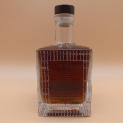 Bottine di vetro quadrate di 500 ml a misura per liquori altamente OEM / ODM