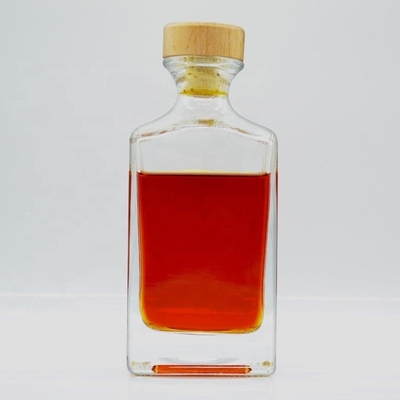 Bottine di vetro quadrate di 500 ml a misura per liquori altamente OEM / ODM