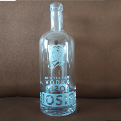 Vetro di cristallo per uso personale Tequila ghiacciata vuota 700 ml Bottiglia per liquori Whiskey Vodka 750 ml
