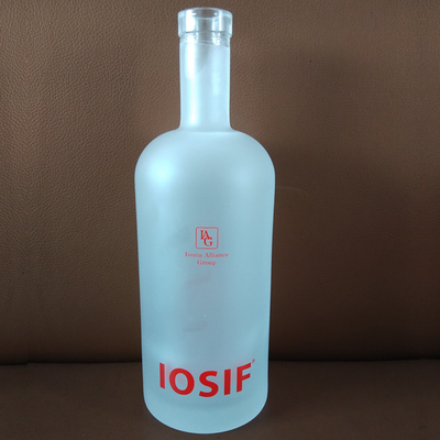 Vetro di cristallo per uso personale Tequila ghiacciata vuota 700 ml Bottiglia per liquori Whiskey Vodka 750 ml