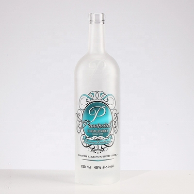 Vetro di cristallo per uso personale Tequila ghiacciata vuota 700 ml Bottiglia per liquori Whiskey Vodka 750 ml
