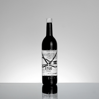 Garanzia del commercio Materiale in vetro di alto pietra 750 ml Bottiglia di vodka chiara per grandi eventi