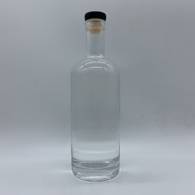 Super Flint ghiacciato 700ml Bottiglie vuote per vino Decal Logo 750ml Bottiglia di vetro di vodka