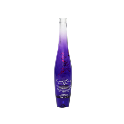 Fabbricazione 700ml Bottiglia di vetro spirit con tappo a vite/tipo di sigillamento a sughero in blu