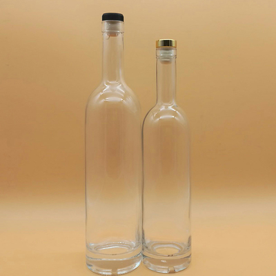 Stampa a schermo a decal fredda bottiglia di vodka di sughero 500 ml 750 ml bottiglia di vetro da 1 litro per la vodka