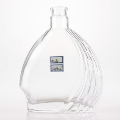 100-1000ml Capacità bottiglia di vetro a forma di barca personalizzata per liquori OEM/ODM supportato