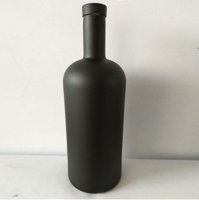 XO/Brandy/Whiskey/Vodka Bottiglia di vetro cristallino bianco con manipolazione della superficie deccale