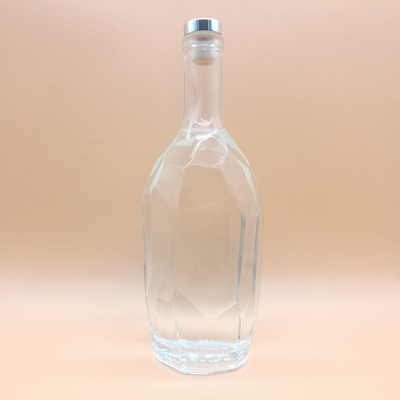 Bottiglie di whisky di vetro di 750 ml di capacità Vetro con tappi Altri stampaggi a caldo a processo profondo