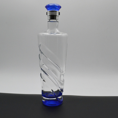 Triangolo d' oro ghiacciato Brandy Bottiglia vuota Decal trasparente