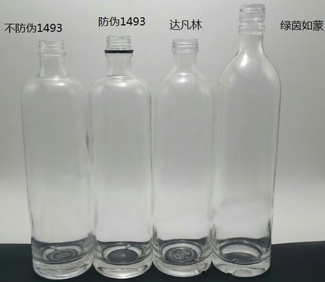 Termini FOB Bottiglia d'acqua in vetro Super Flint con tappo e superficie deccale 750ml 1000ml