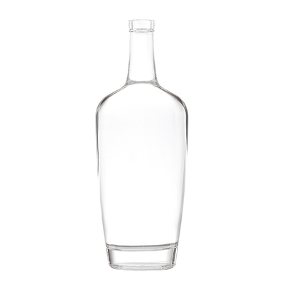 375 ml in vetro Super Flint in forma personalizzata Vodka Champagne Bottiglie di vetro vuote con tappo