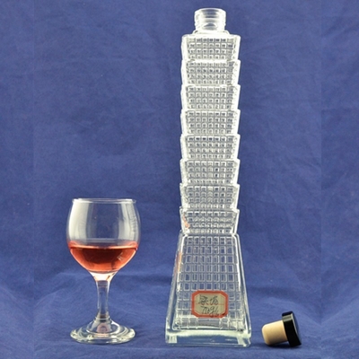 Bottine di gin di vetro gratuite per alcool/liquori