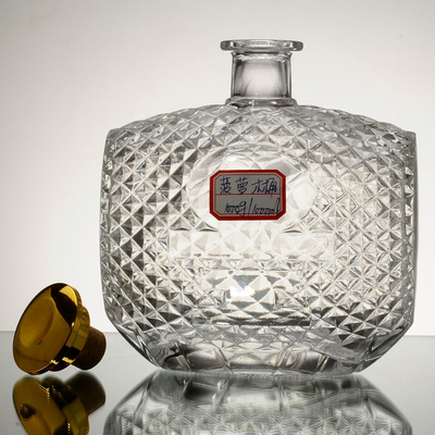Bottine di gin di vetro gratuite per alcool/liquori