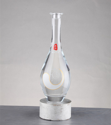 Bottiglie vuote 750ml Flascia di alcolici e liquori con sigillo di sughero Spedizione al mercato mondiale