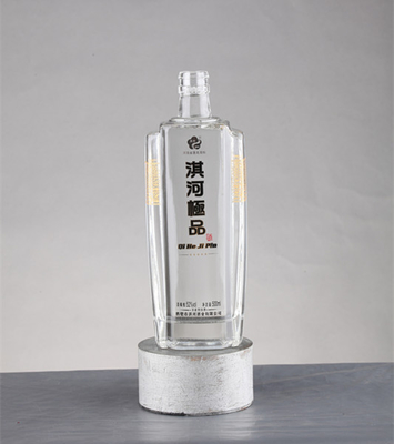 Bottiglie vuote 750ml Flascia di alcolici e liquori con sigillo di sughero Spedizione al mercato mondiale
