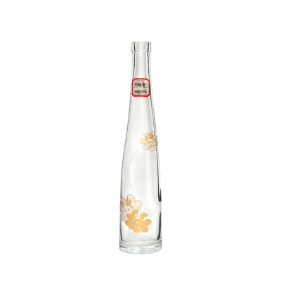 350 ml 750 ml Bottiglia d'acqua di vetro trasparente Spray di colore personalizzato per il materiale di vetro Super Flint