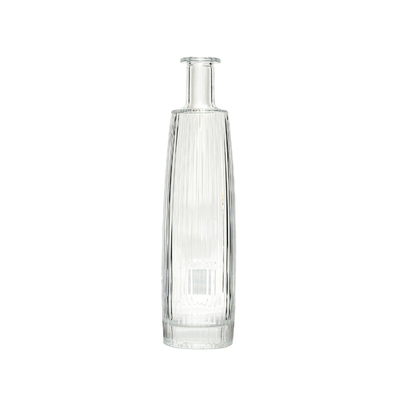 350 ml 750 ml Bottiglia d'acqua di vetro trasparente Spray di colore personalizzato per il materiale di vetro Super Flint