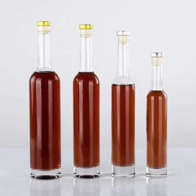Forma personalizzata Incisione interna Bottiglia chiara da 200 ml 375 ml per vodka tequila rum