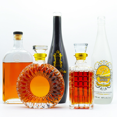 500 ml di olio d'oliva 250 ml 750 ml vuoti di grado alimentare Patron Tequila Licore Whisky Vodka Bottiglie