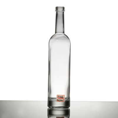 Bottiglia in vetro da 500 ml con tappo in vetro Super Flint