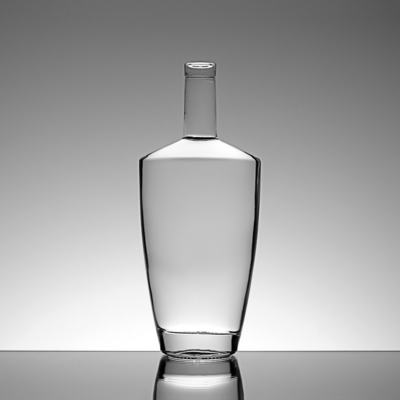 Super Flint Glass 375ml 500ml 700ml Bottiglie per Vodka Gin Whisky Rum Brandy Vendita all'ingrosso
