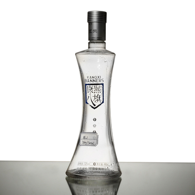 Bottiglia in vetro da 500 ml con tappo in vetro Super Flint