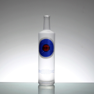 Super Flint Glass 375ml 500ml 700ml Bottiglie per Vodka Gin Whisky Rum Brandy Vendita all'ingrosso
