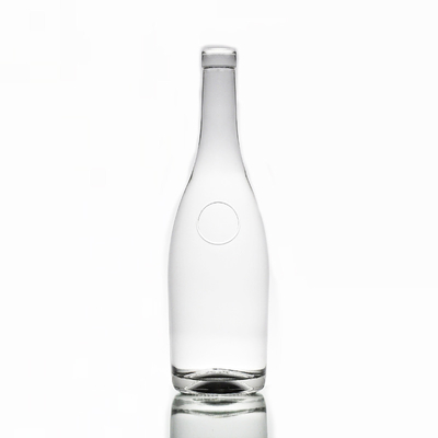 Materiale del colletto Vetro 700 ml Bottiglia vuota di olio d'oliva con certificazione e base spessa