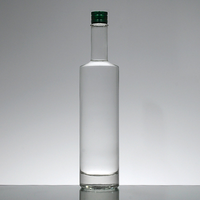 Superficie di stampaggio a caldo Manipolazione 1L Super Glass Bottiglia di Whiskey Realizzata in materiale bianco cristallino