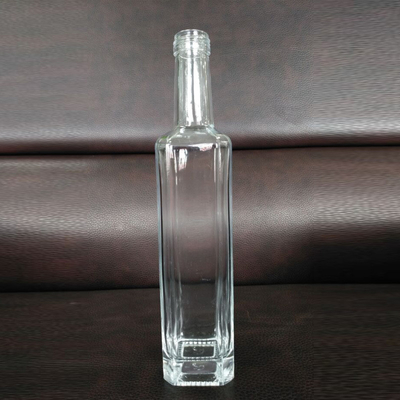 Materiale del colletto Vetro 700 ml Bottiglia vuota di olio d'oliva con certificazione e base spessa