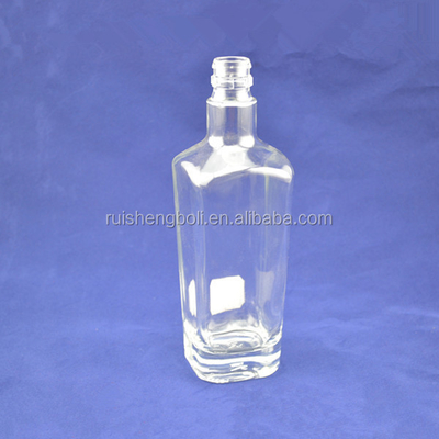 Bottiglie di alcool di vetro da 500 ml con colore ghiacciato/trasparente/dipinto