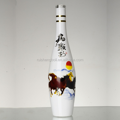 500ml/700ml/750ml Extra Virgin Olive Oil Bottiglie di vetro per salse di condimento Personalizzate