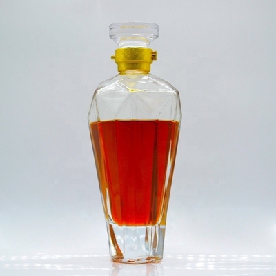 Bottiglia di liquore vuota personalizzata Bottiglia di vetro di vodka da 1 litro con design unico Spedizione espressa
