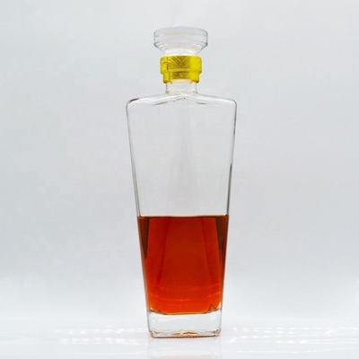 Bottiglia di liquore vuota personalizzata Bottiglia di vetro di vodka da 1 litro con design unico Spedizione espressa
