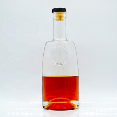 Bottiglia di liquore vuota personalizzata Bottiglia di vetro di vodka da 1 litro con design unico Spedizione espressa