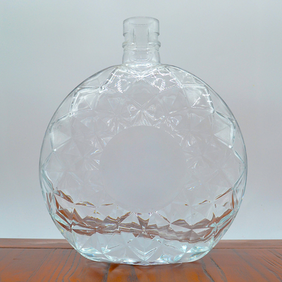 Manipolazione superficiale Decal Materiale di vetro Super Flint 750 ml vuoto Bottiglia di vodka per alcolici