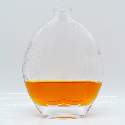 Manipolazione superficiale Decal Materiale di vetro Super Flint 750 ml vuoto Bottiglia di vodka per alcolici