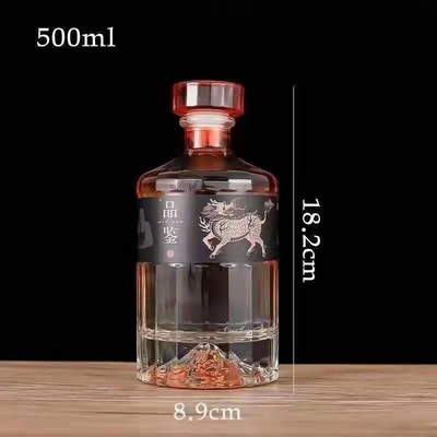 Bottiglie in vetro da 100 ml di Remy Martin al CNF per vodka whisky brandy in 250 ml 500 ml 700 ml