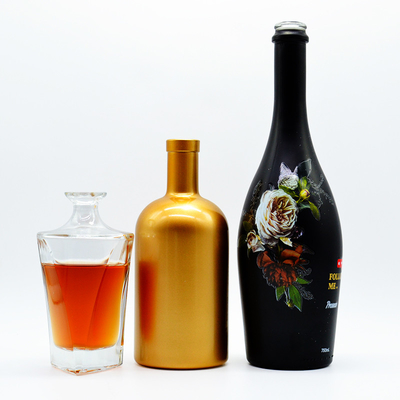 Decal and Surface Handling Super Flint Glass Bottle 700ml 750ml 1000ml per gli alcolici