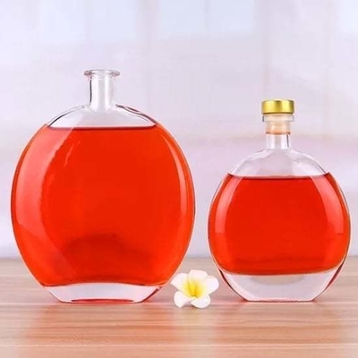 Super Flint 500ml 700ml 750ml Brandy Liquor Bottiglie di vino in vetro con e Fashion Design